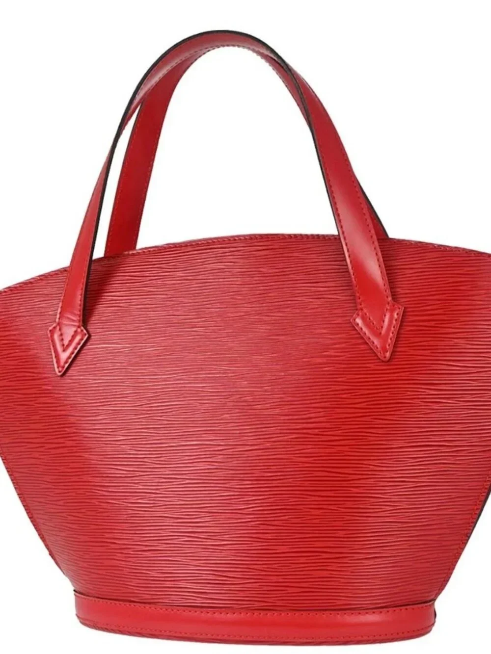 Louis Vuitton Red Epi Saint Jacques Tote Handbag M52277
